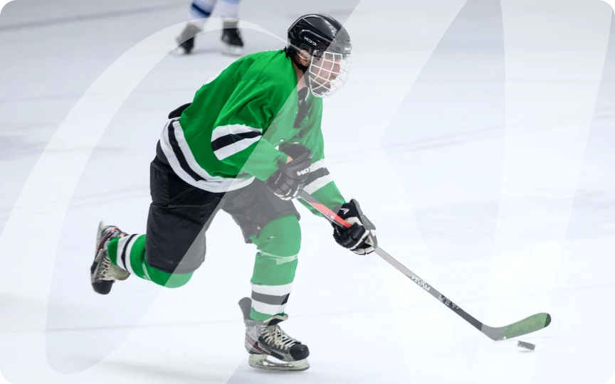 joueur de hockey sur glace