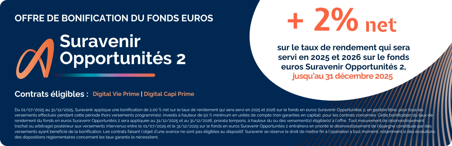 Bannière boost suravenir opportunités 2