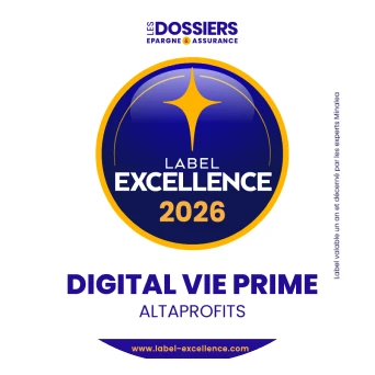 Label excellence assurance vie Digital Vie Prime
